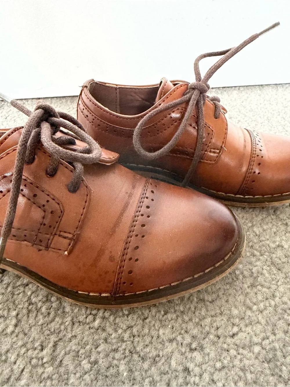 Stacy Adams Kids' Dickinson Cap Toe Oxfords - Size Toddler 7 - Medium Width